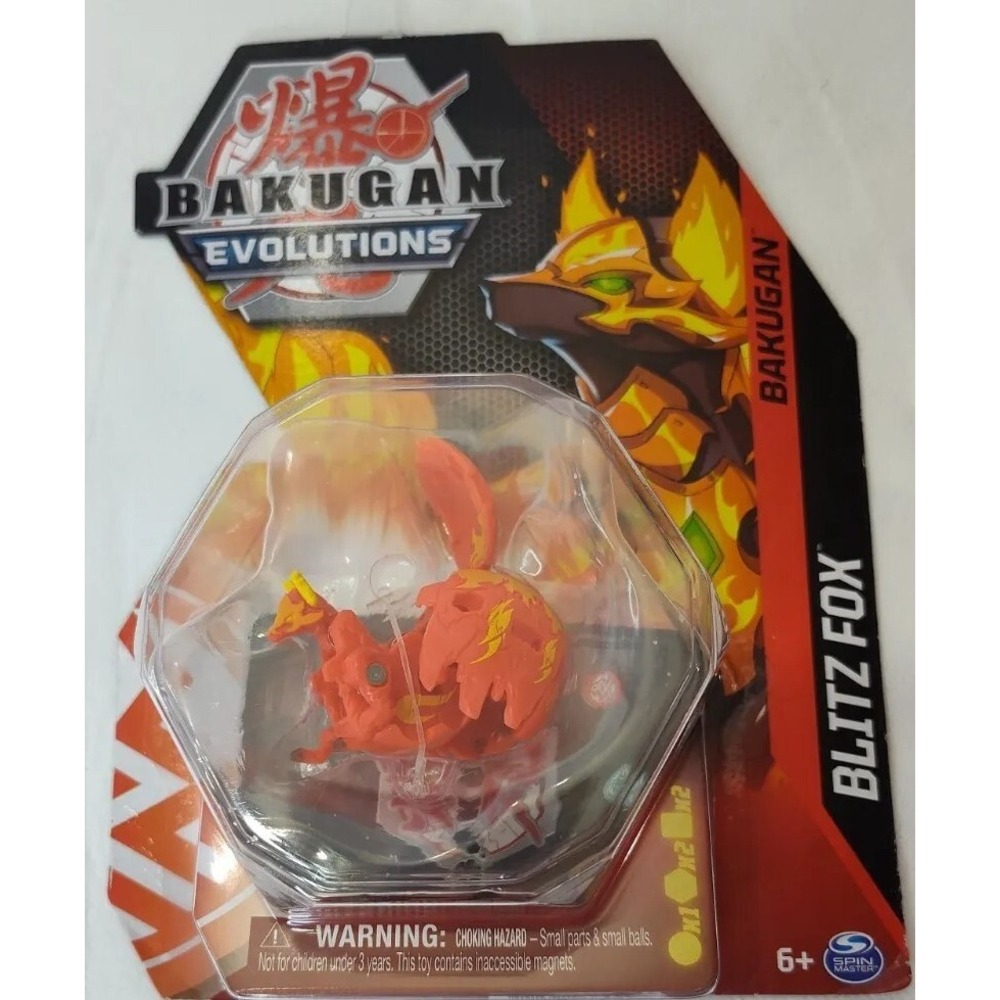 Blitzfox Bakugan Evolutions 3'' Battle Figure Spin Master Fun Game! SEE B6.5WA93